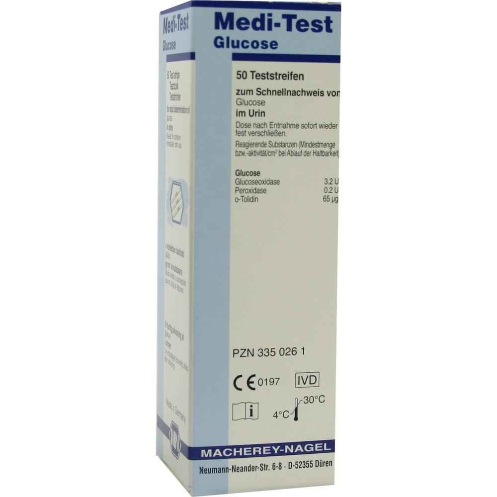 Medi-test Glucose Teststreifen, 50 St.