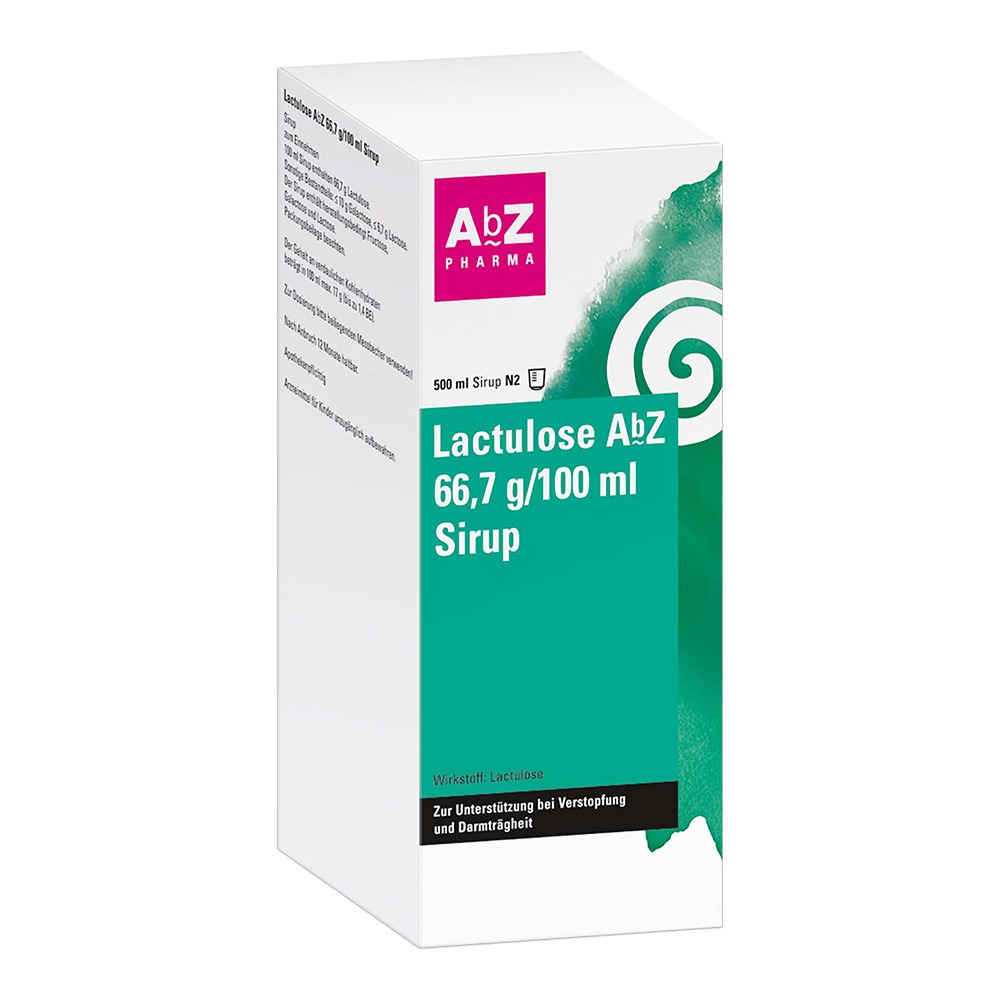 Lactulose AbZ 66,7 g/100 ml Sirup, 500 ml