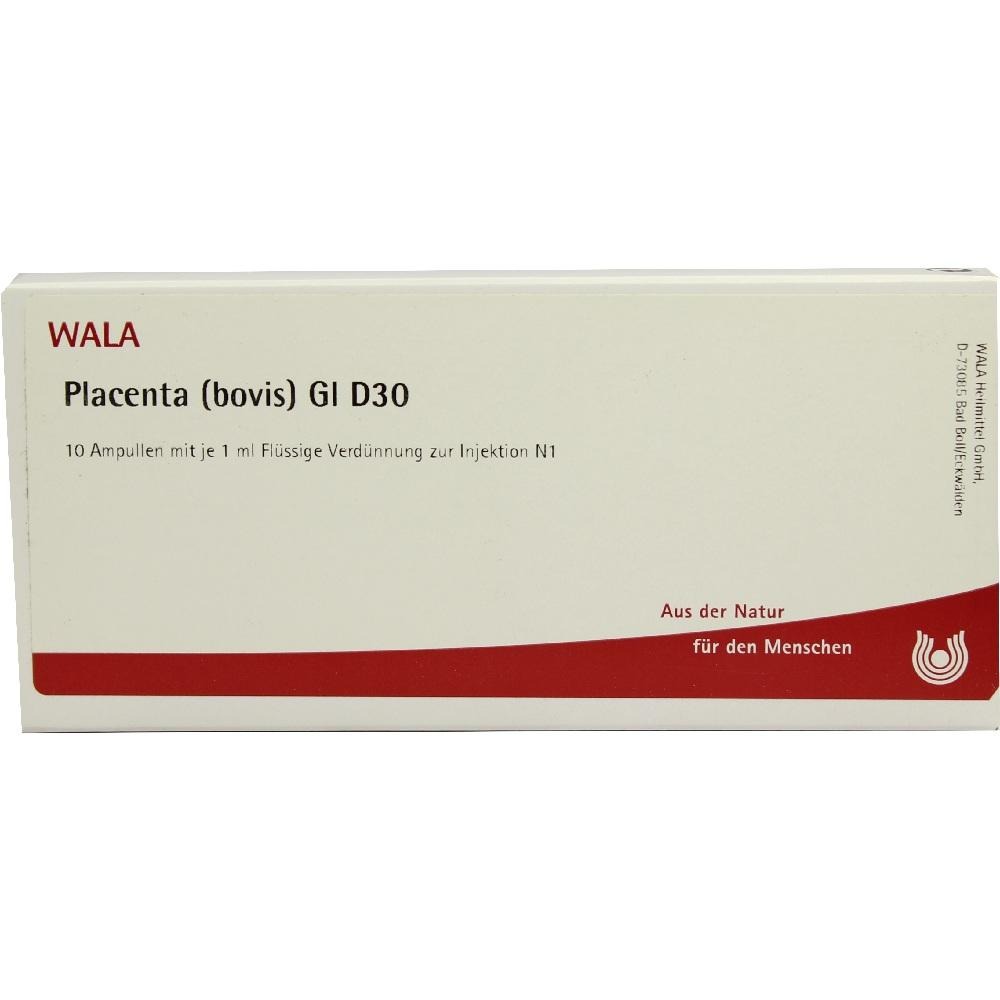 Placenta Bovis GL D 30 Ampullen, 10 x 1 ml