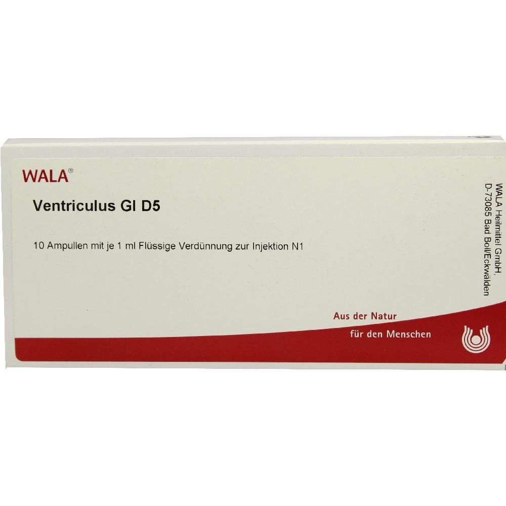 Ventriculus GL D 5 Ampullen, 10 x 1 ml