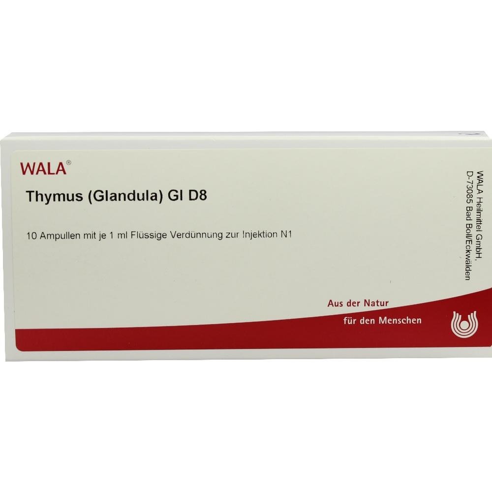 Thymus Glandula GL D 8 Ampullen, 10 x 1 ml