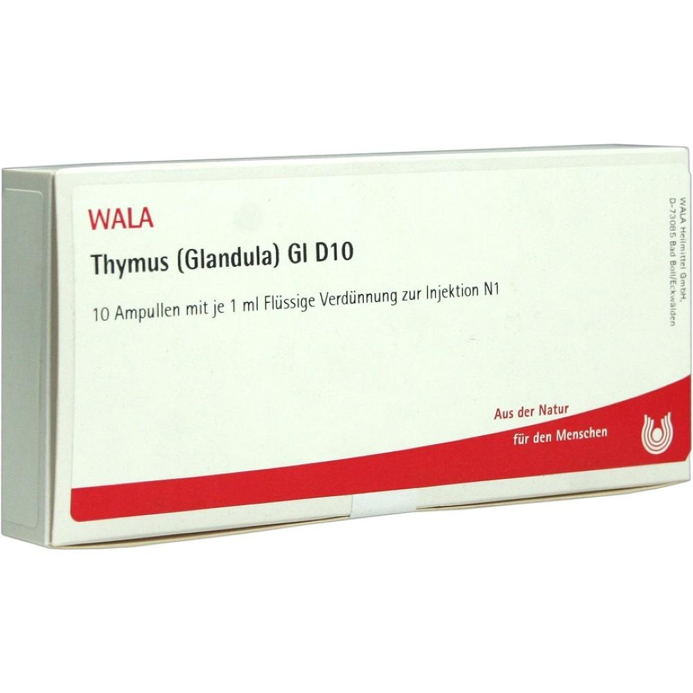Thymus Glandula GL D 10 Ampullen, 10 x 1 ml