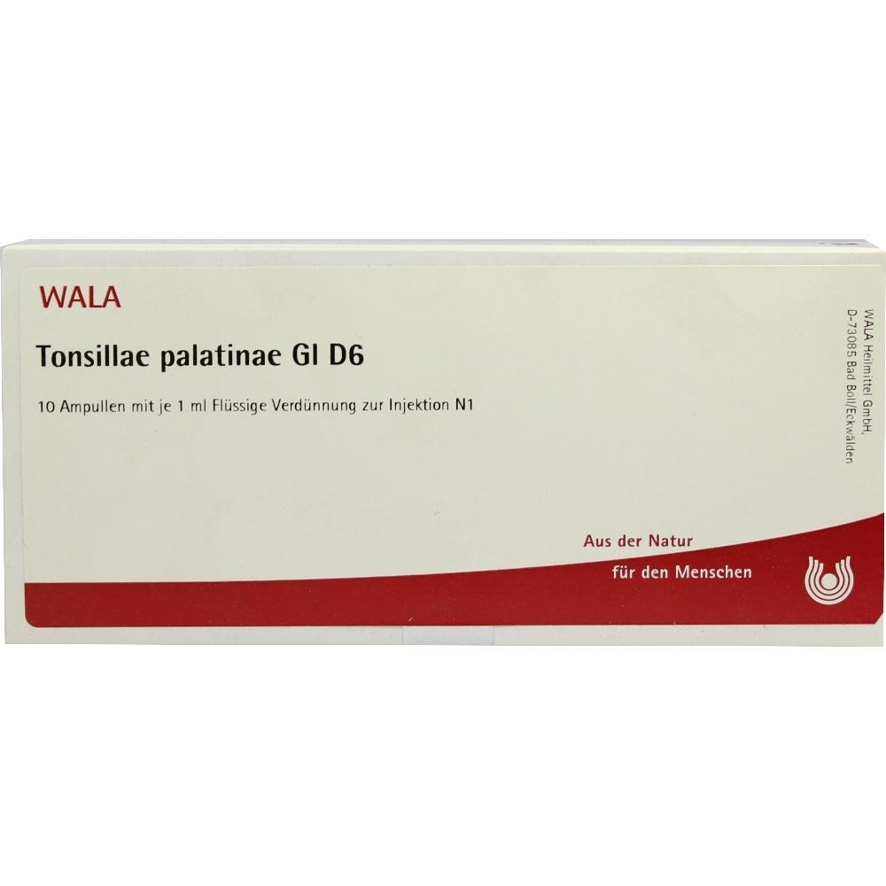 Tonsillae Palatinae GL D 6 Ampullen, 10 x 1 ml