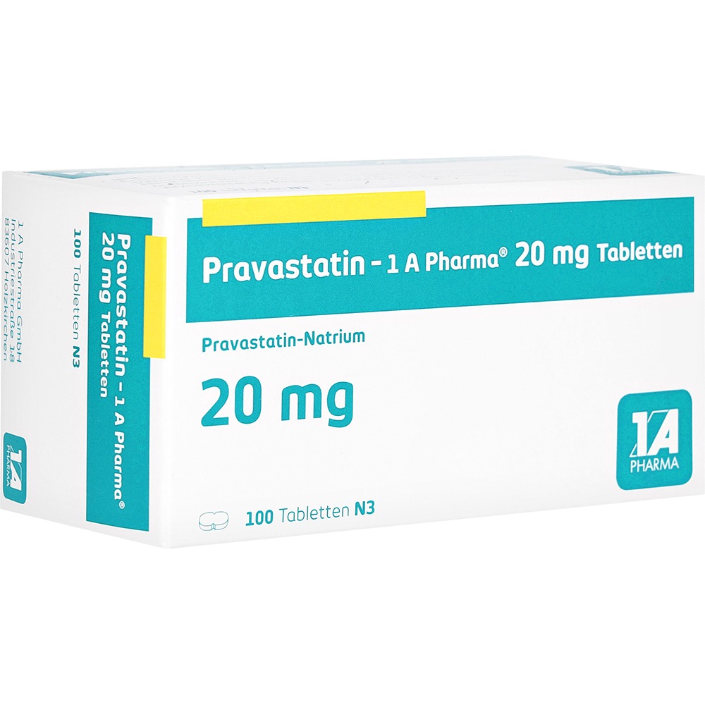 Pravastatin-1a Pharma 20 mg Tabletten, 100 St.