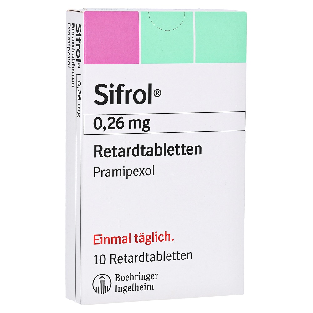 Sifrol 0,26 mg Retardtabletten, 10 St.