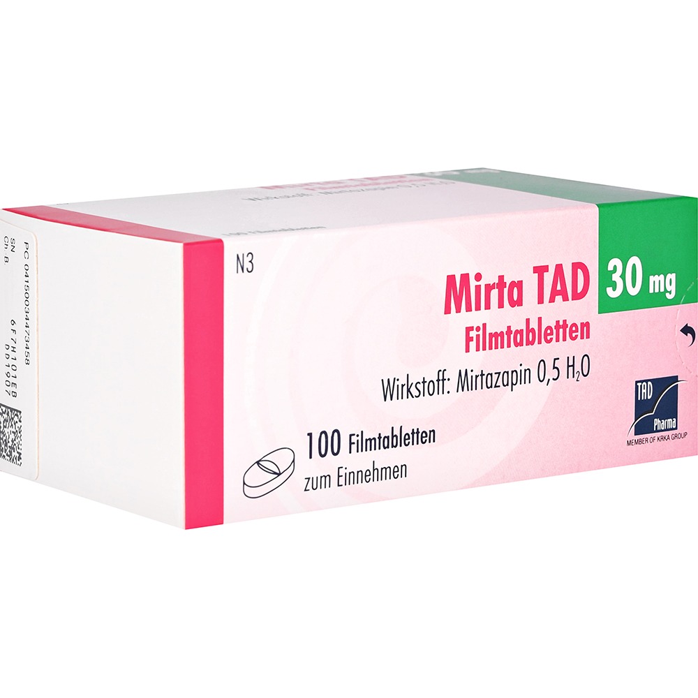 Mirta TAD 30 mg Filmtabletten, 100 St.