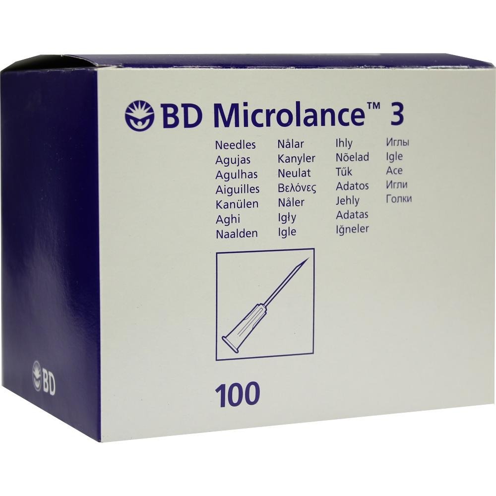 BD Microlance Kanüle 24 G 1 0,55x25 mm, 100 St.