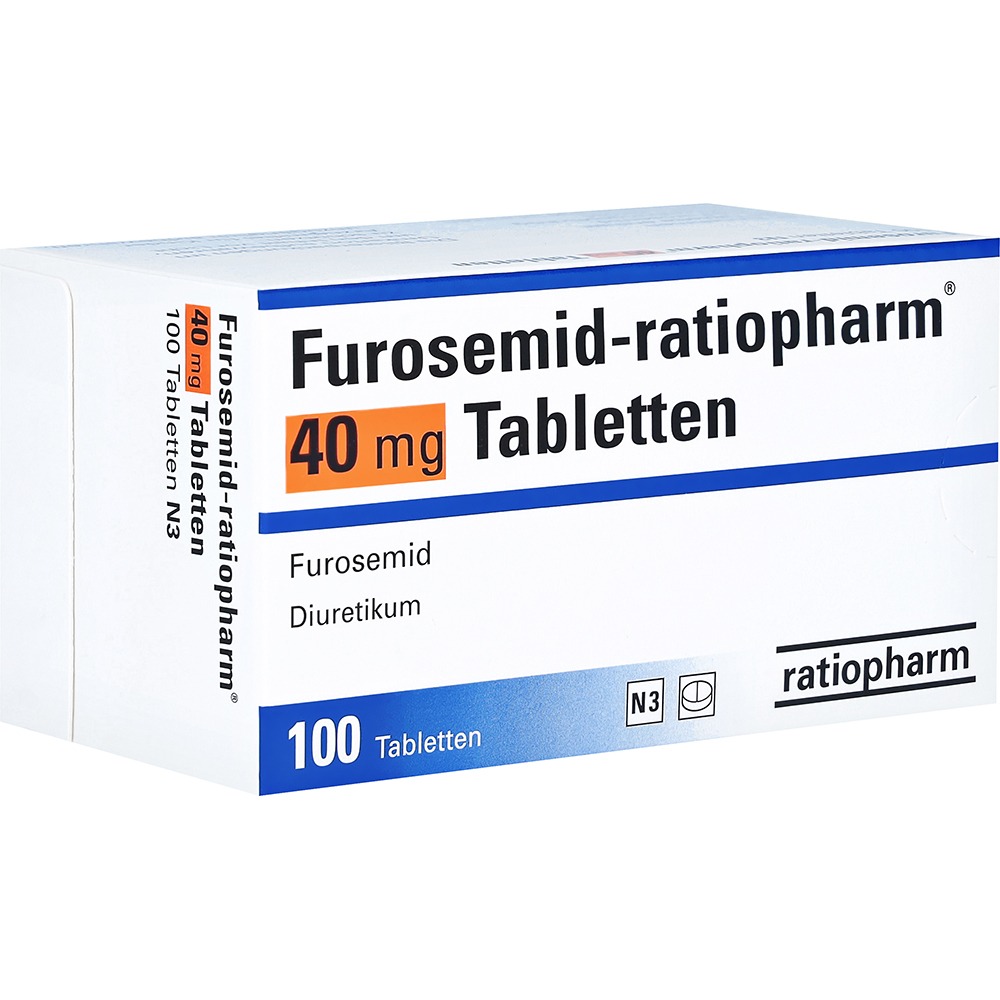 Furosemid-ratiopharm 40 mg Tabletten, 100 St.