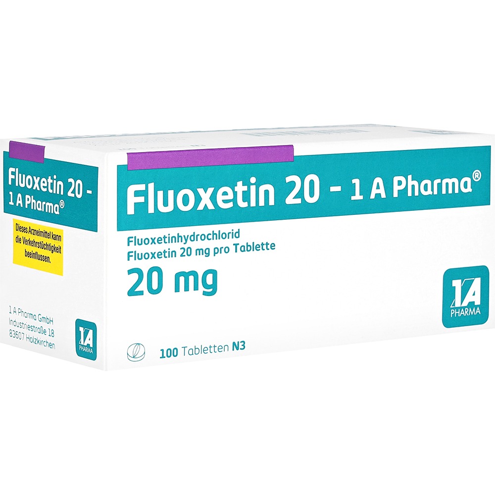 Fluoxetin 20-1a Pharma Tabletten, 100 St.