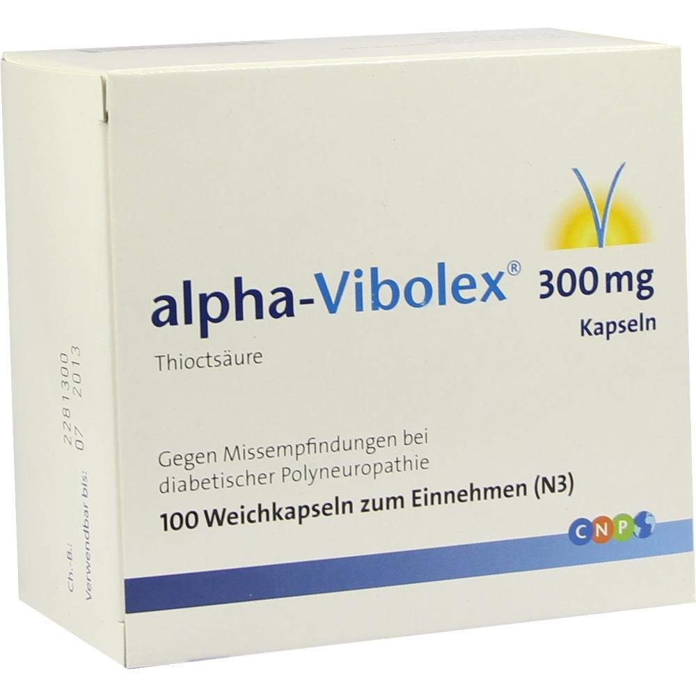 Alpha Vibolex 300 mg Weichkapseln, 100 St.