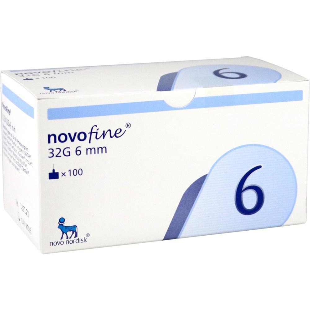Novofine 6 mm Kanülen 32 G Tip etw, 100 St.