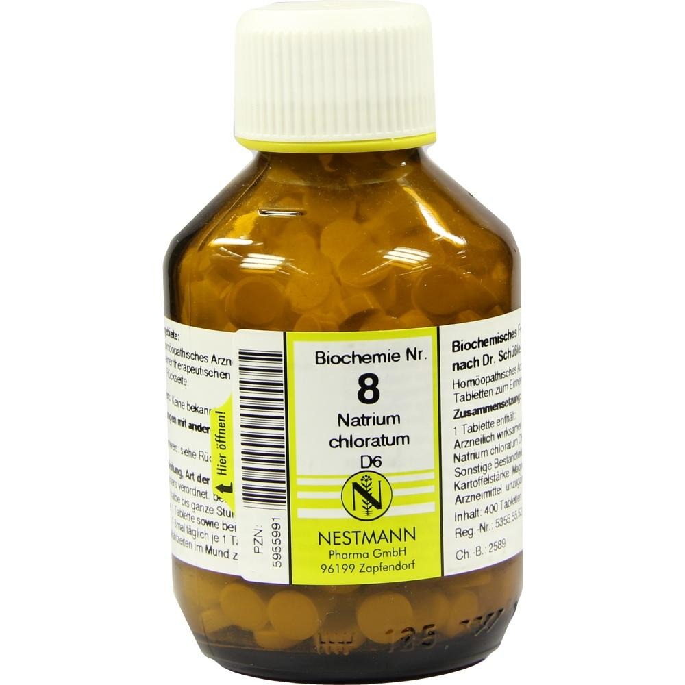 Biochemie 8 Natrium chloratum D 6 Tablet, 400 St.