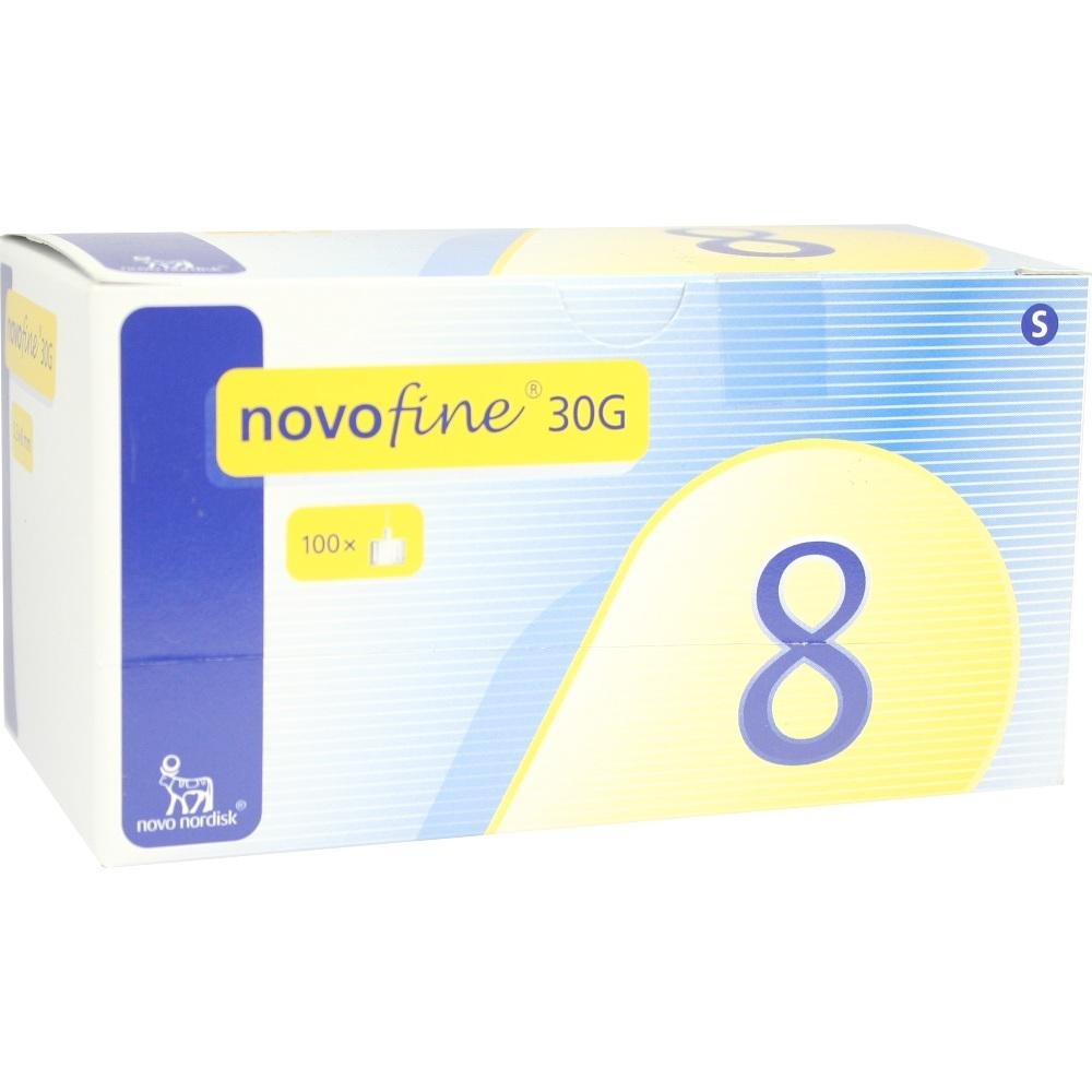 Novofine 8 Kanülen 0,30x8 mm, 100 St.