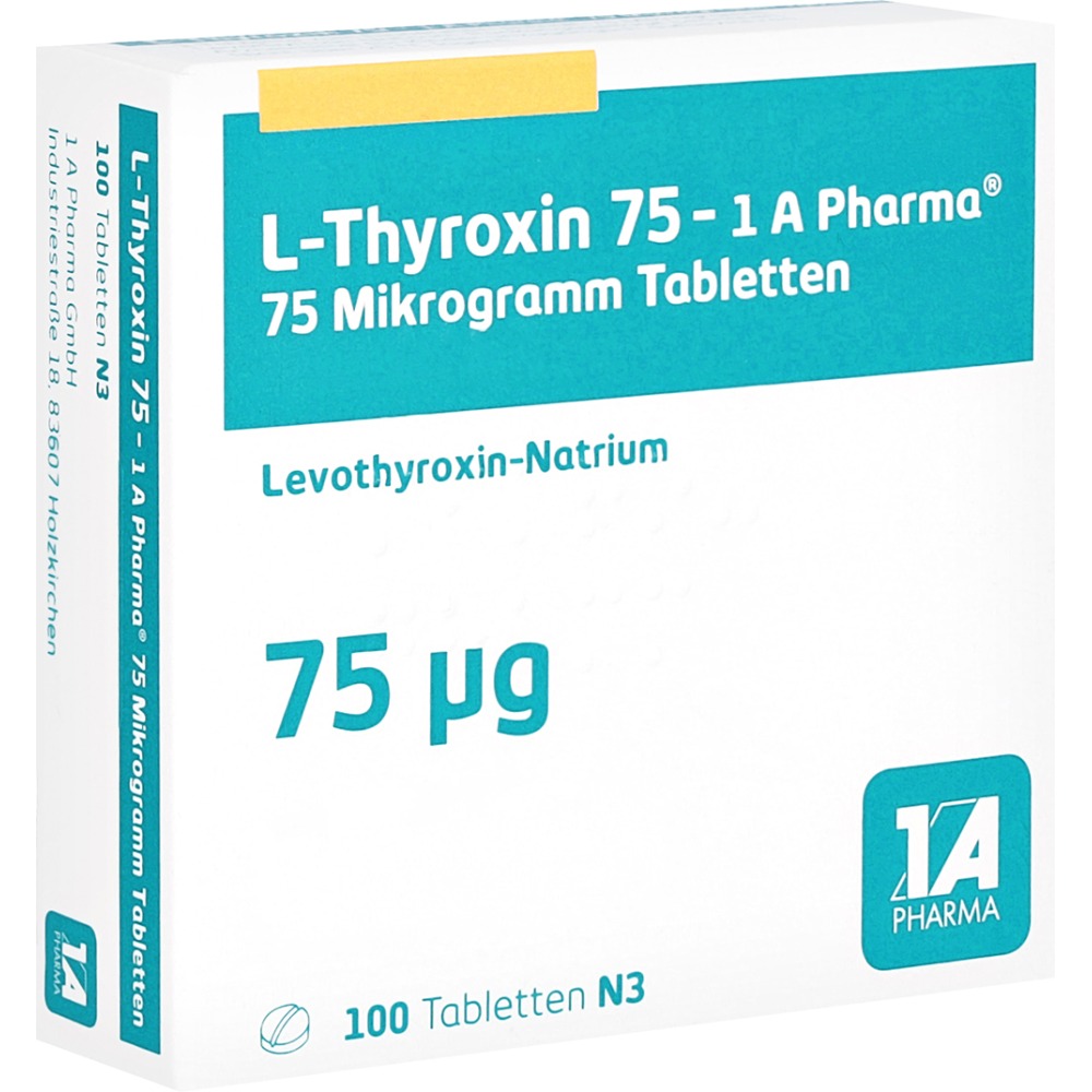 L-thyroxin 75-1a Pharma Tabletten, 100 St.
