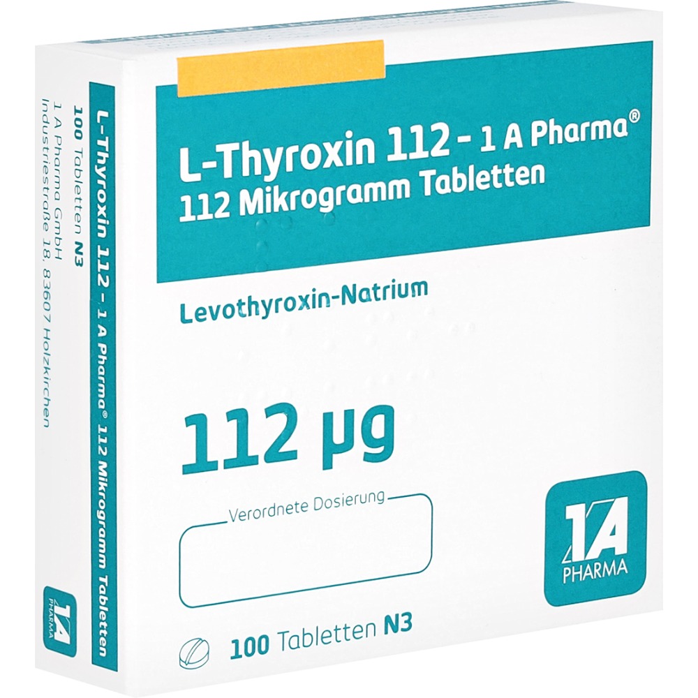 L-thyroxin 112-1a Pharma Tabletten, 100 St.