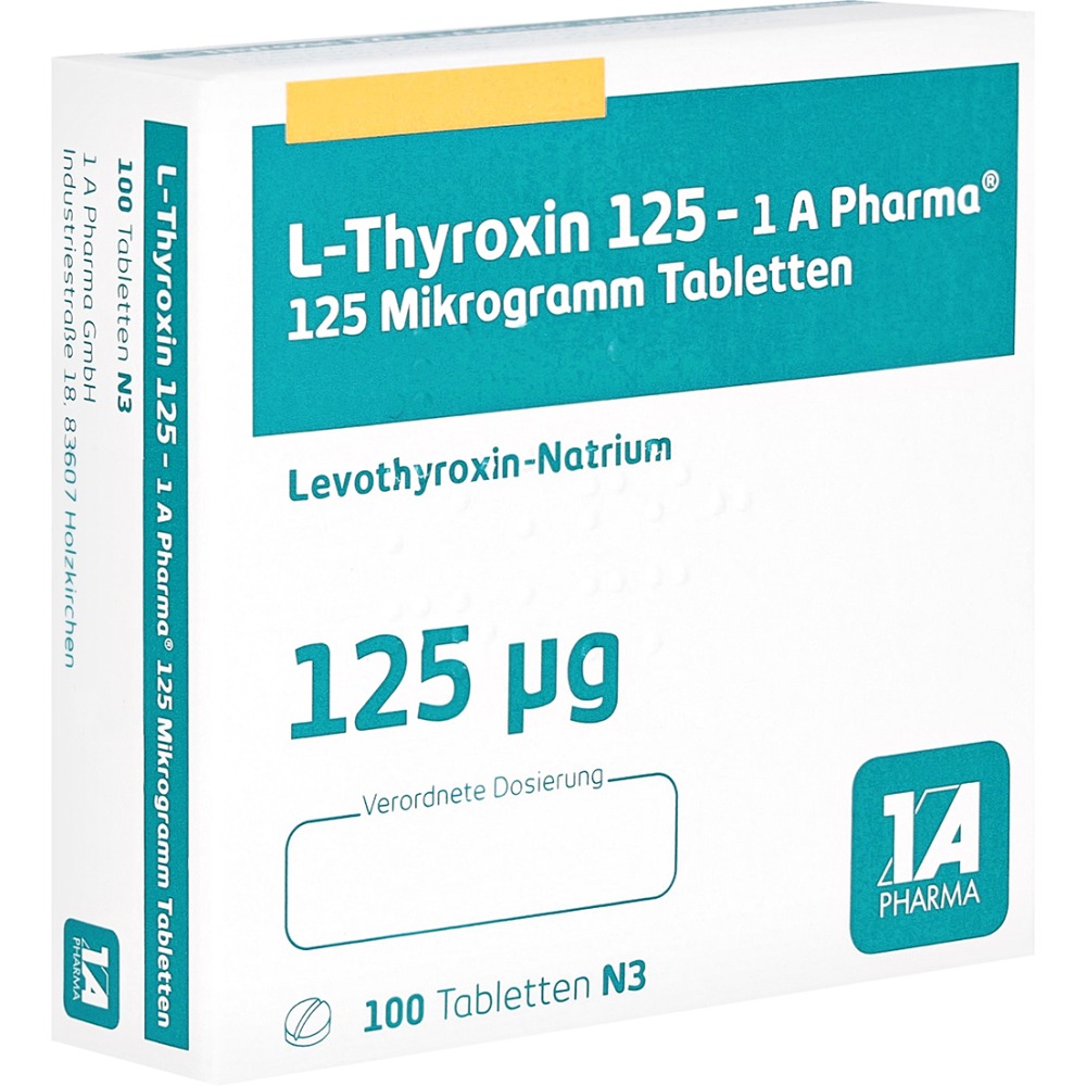 L-thyroxin 125-1a Pharma Tabletten, 100 St.