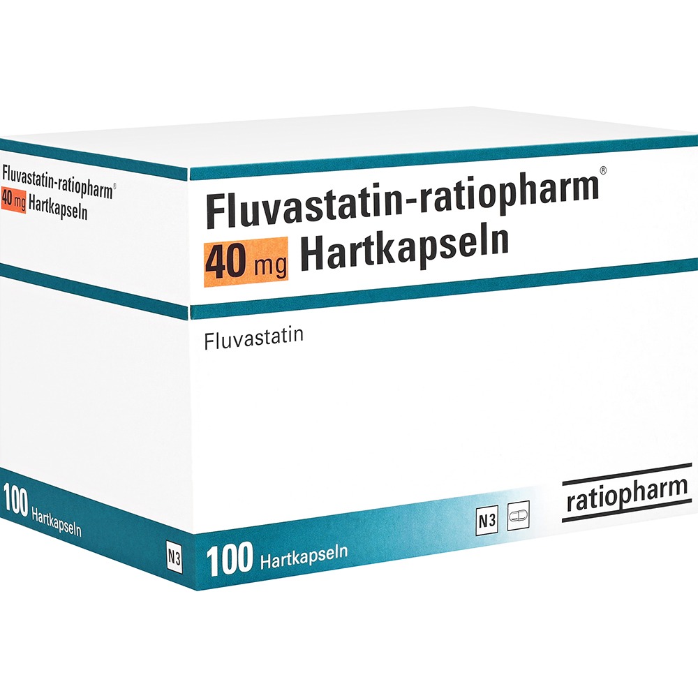 Fluvastatin-ratiopharm 40 mg Hartkapseln, 100 St.