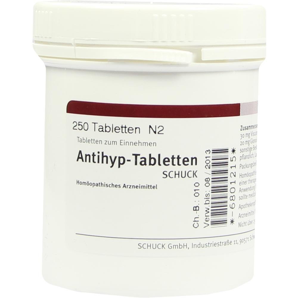 Antihyp Tabletten Schuck, 250 St.