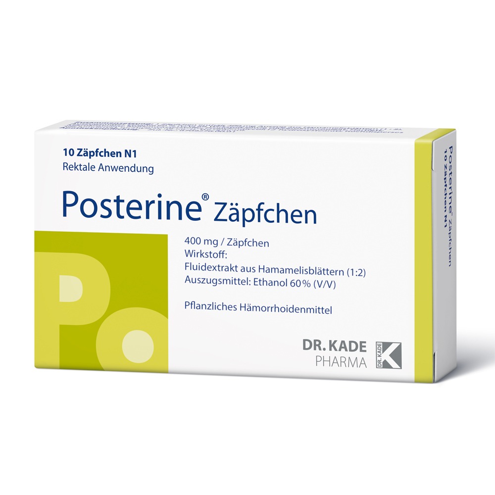 Posterine Suppositorien - DocMorris 