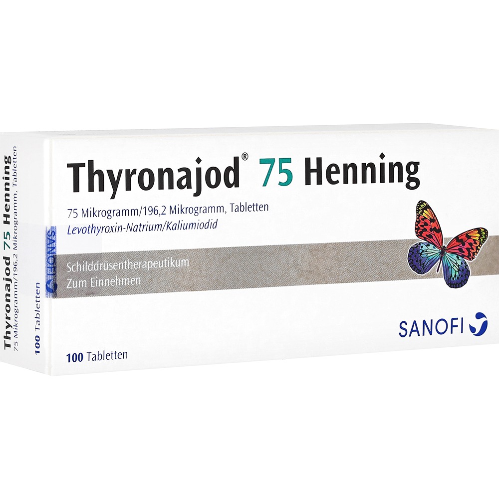 Thyronajod 75 Henning Tabletten, 100 St.