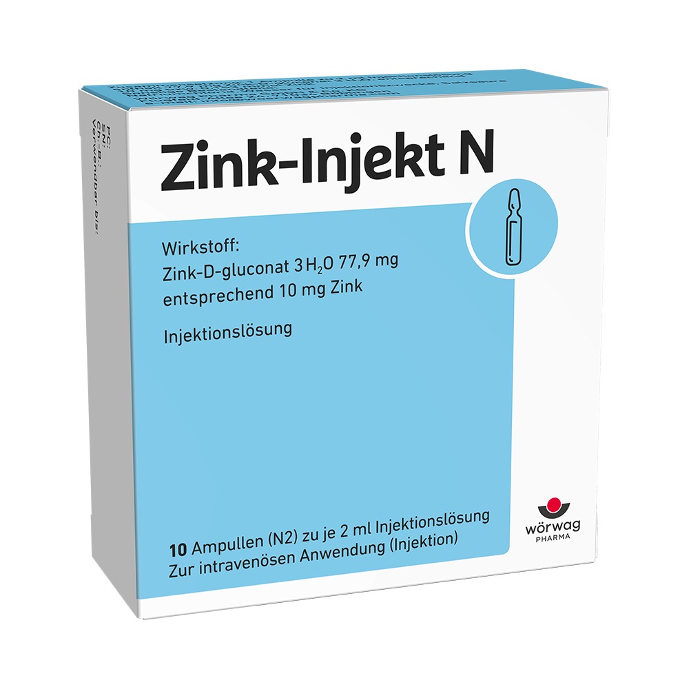 Zink-injekt N Injektionslösung, 10 x 2 ml