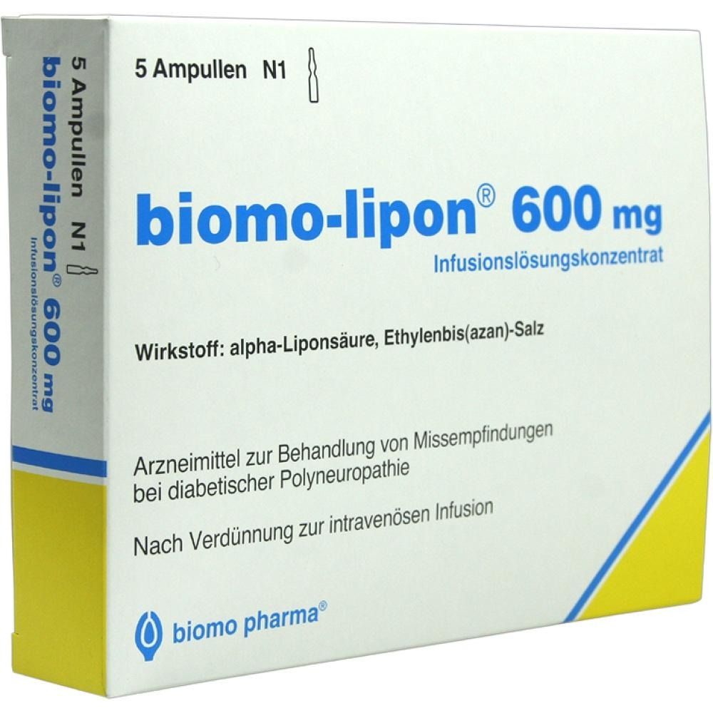 Biomo-lipon 600 mg Ampullen, 5 St.