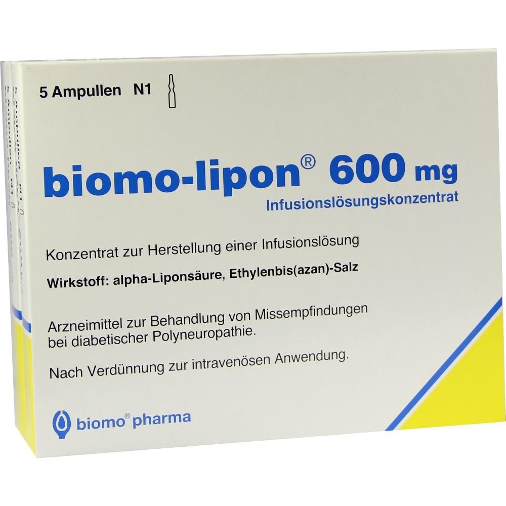 Biomo-lipon 600 mg Ampullen, 10 St.