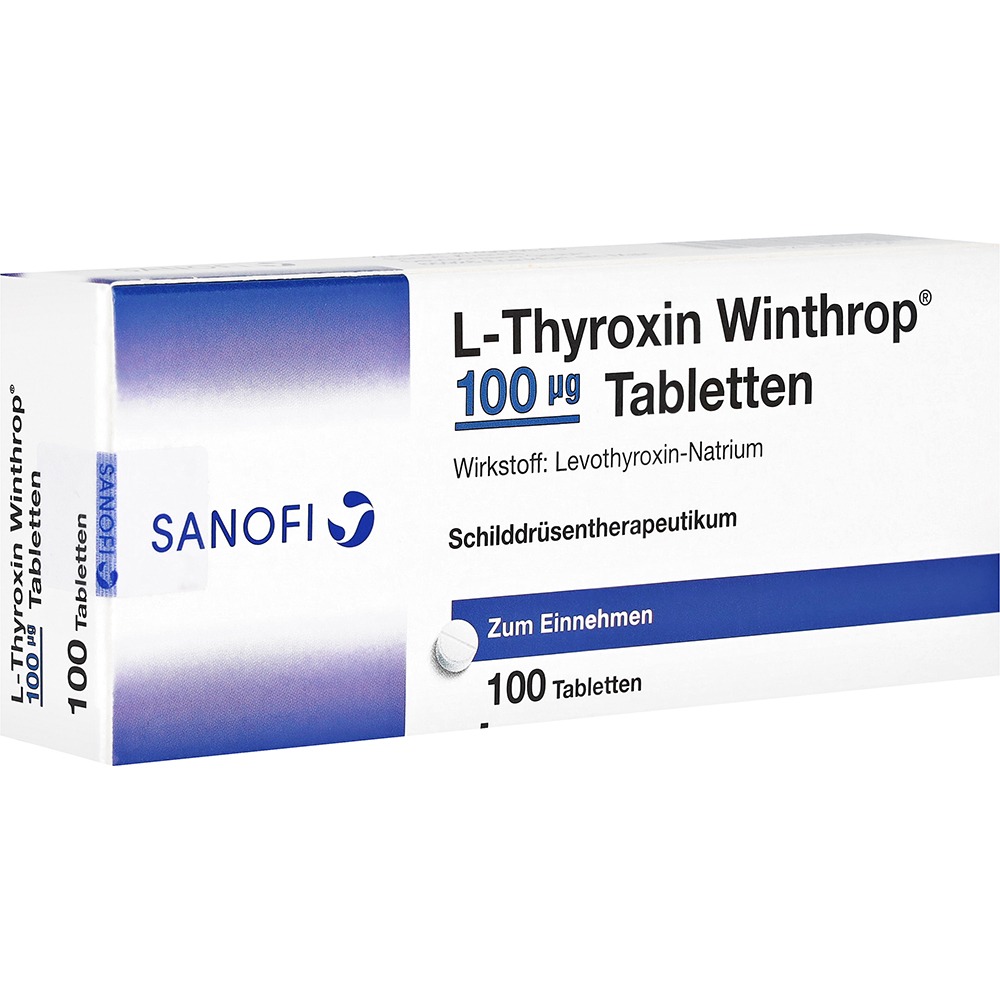L-thyroxin Winthrop 100 µg Tabletten, 100 St.