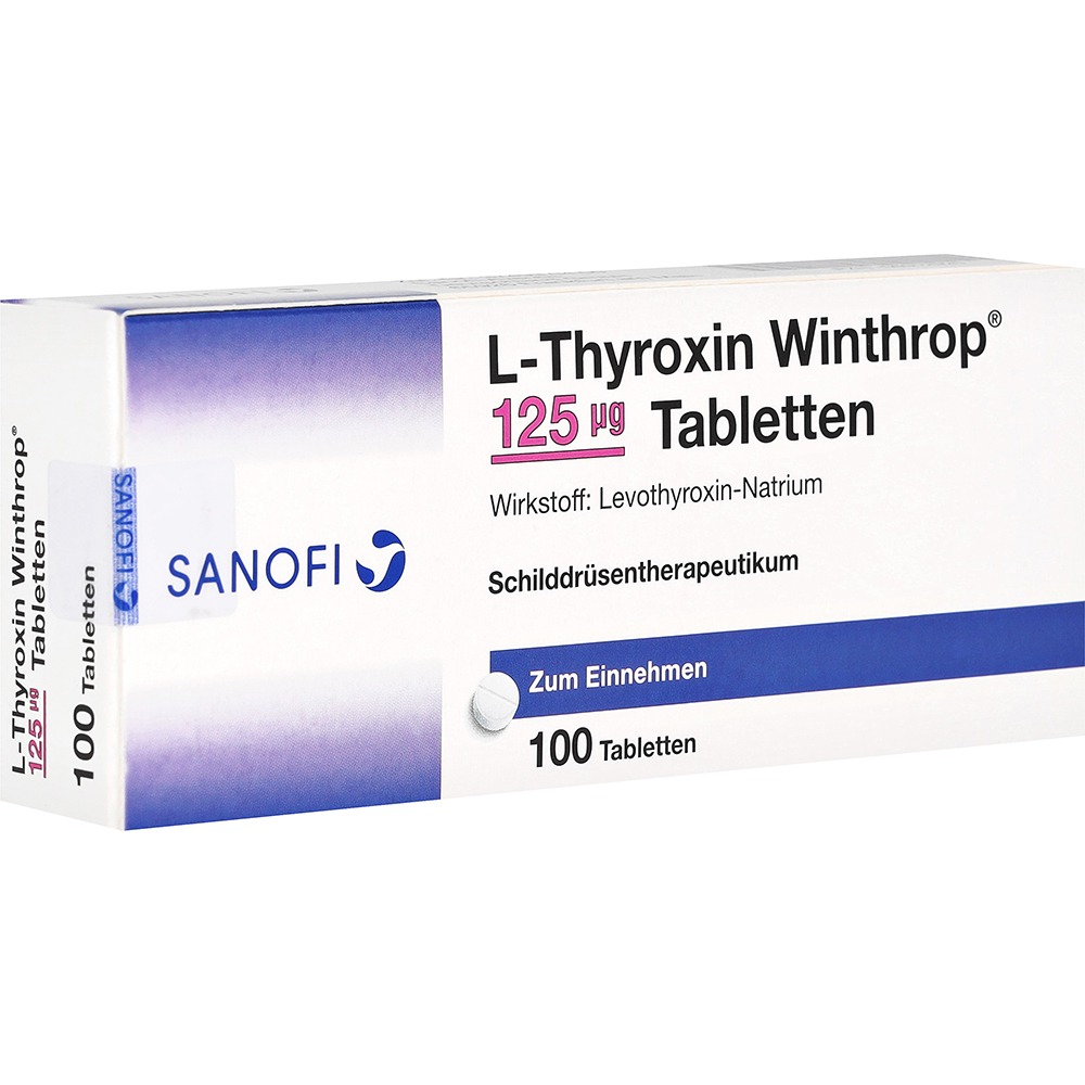 L-thyroxin Winthrop 125 µg Tabletten, 100 St.
