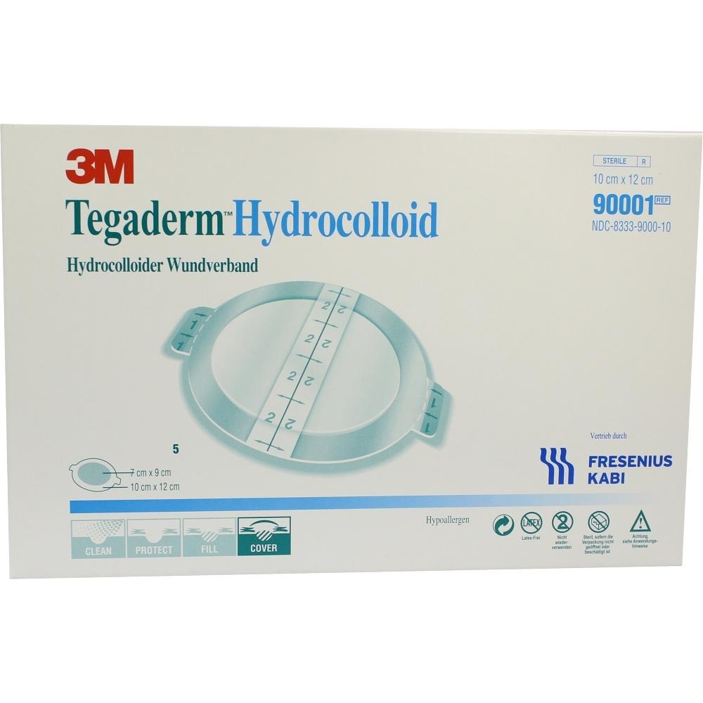Tegaderm Hydrocolloid FK 10x12 cm 90001, 5 St.