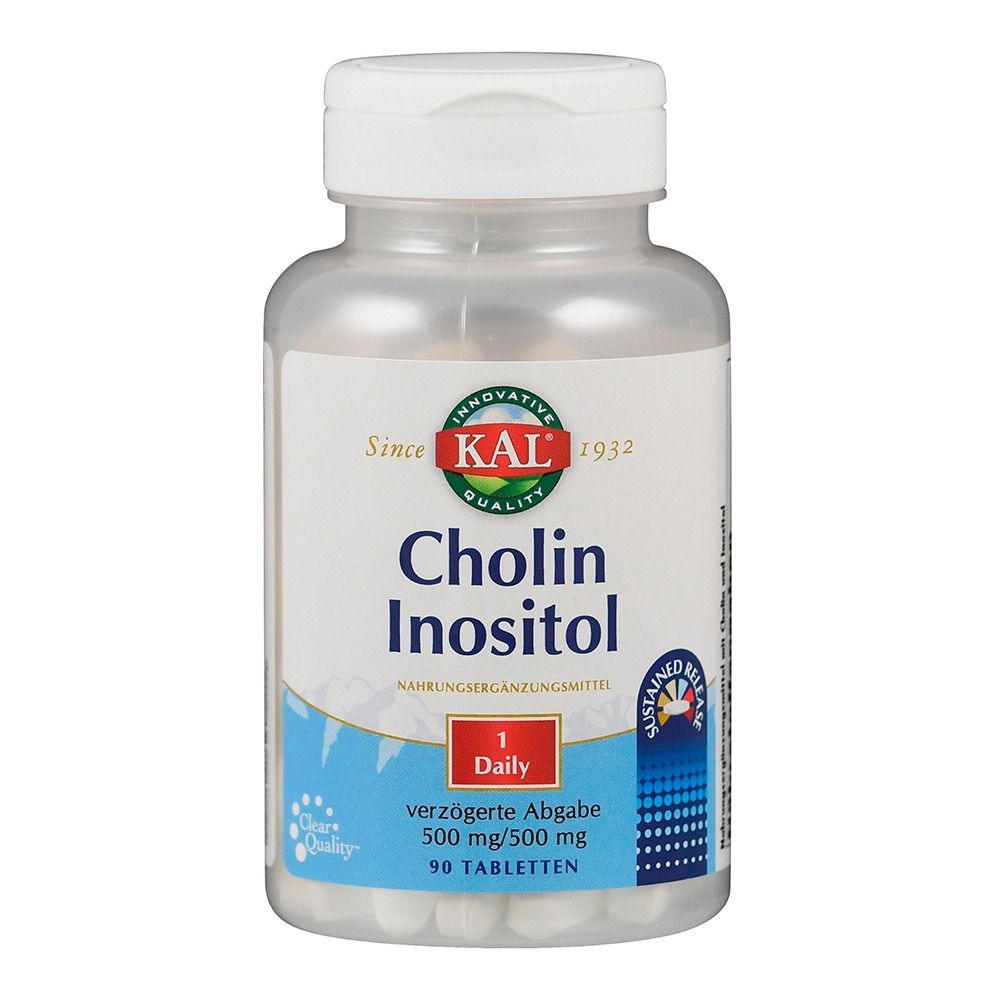 Cholin & Inositol 500 mg Tabletten, 90 St.
