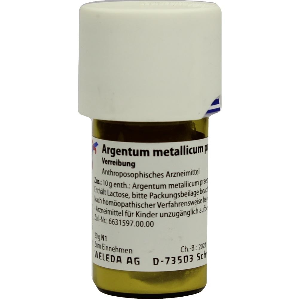 Argentum Metallicum Praeparatum D 12 Tri, 20 g