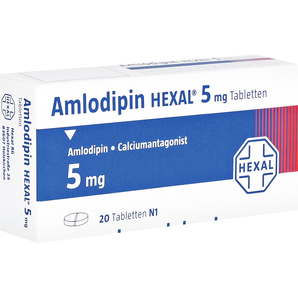 Amlodipin Hexal 5 mg Tabletten, 20 St.