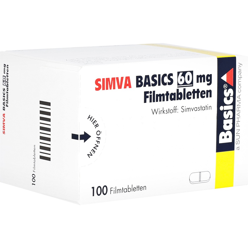 Simva Basics 60 mg Filmtabletten, 100 St.