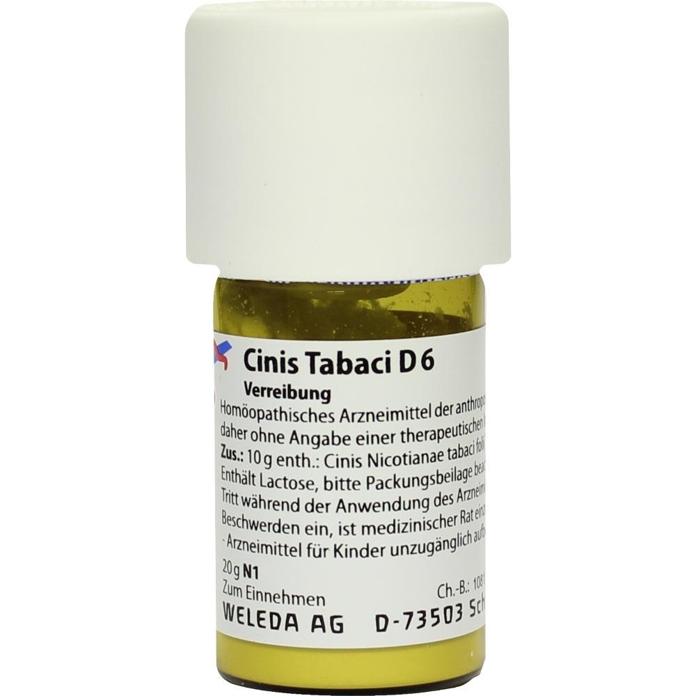 Cinis Tabaci D 6 Trituration, 20 g