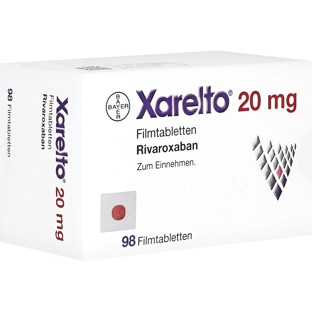 Xarelto 20 mg Filmtabletten, 98 St.