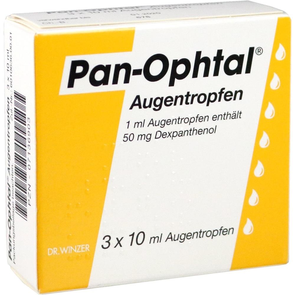 PAN Ophtal Augentropfen, 3 x 10 ml