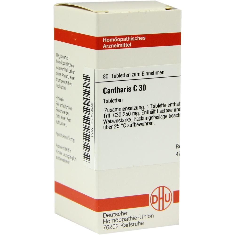 Cantharis C 30 Tabletten, 80 St.