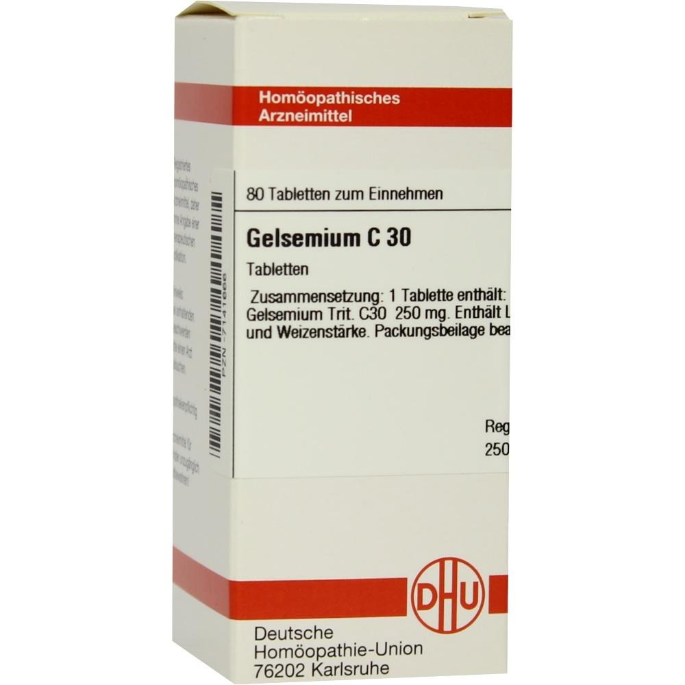 Gelsemium C 30 Tabletten, 80 St.