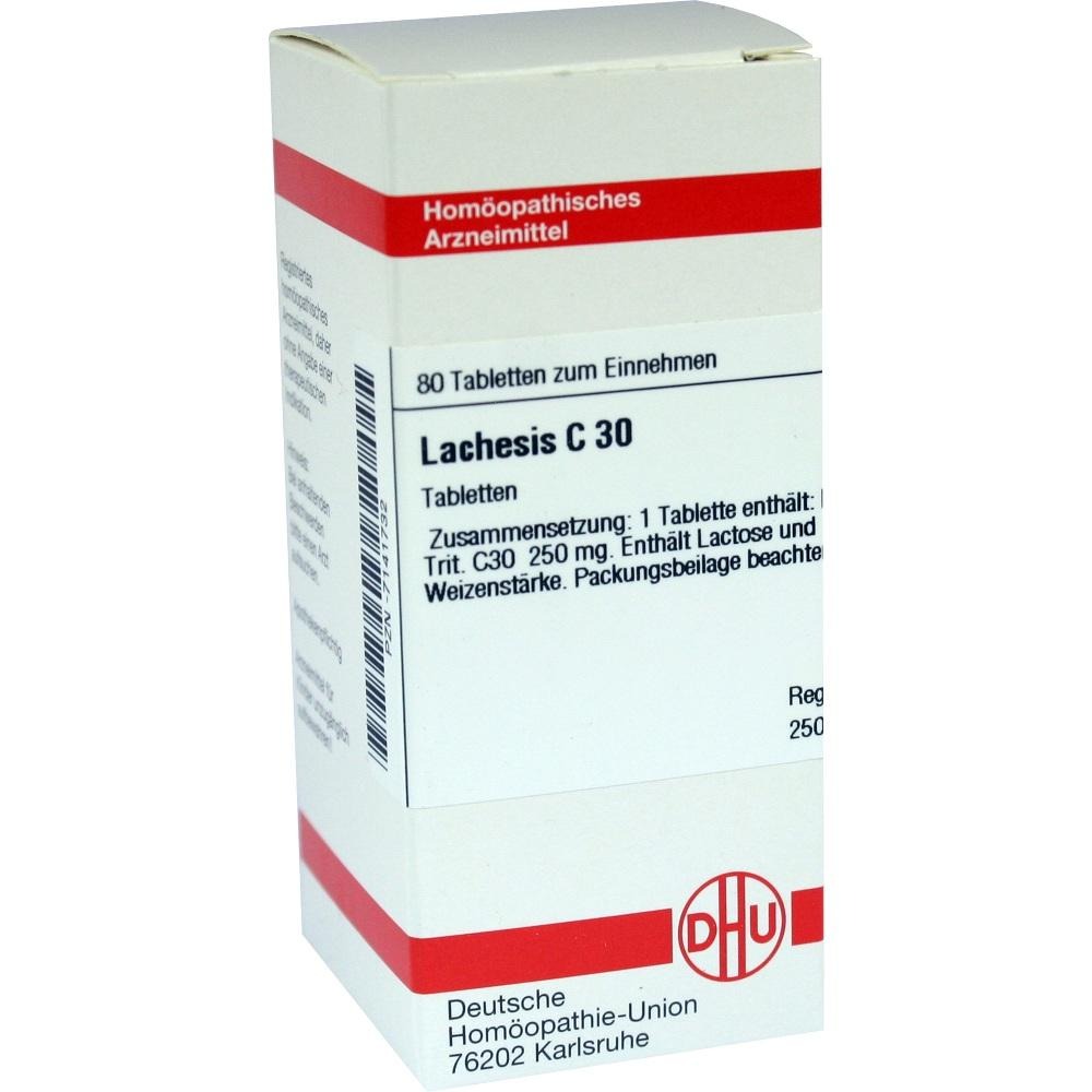 Lachesis C 30 Tabletten, 80 St.