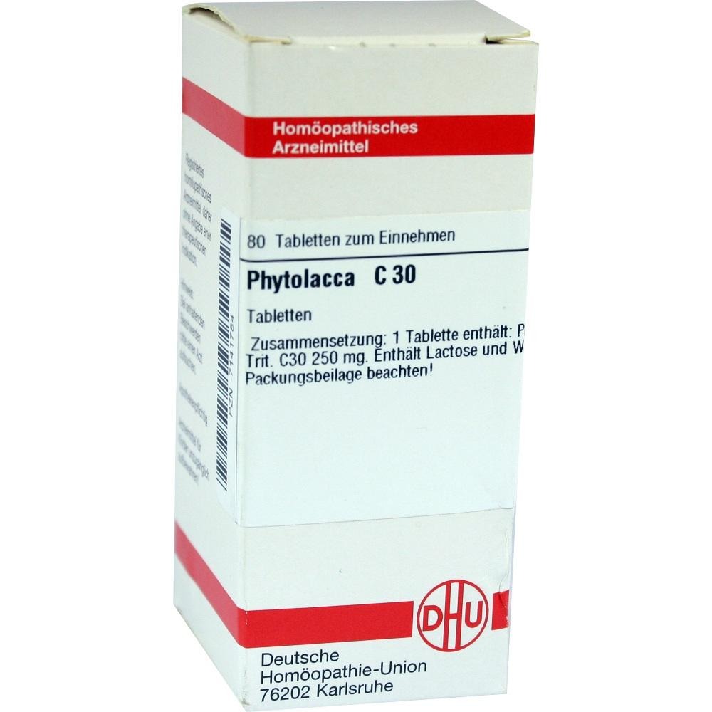 Phytolacca C 30 Tabletten, 80 St.