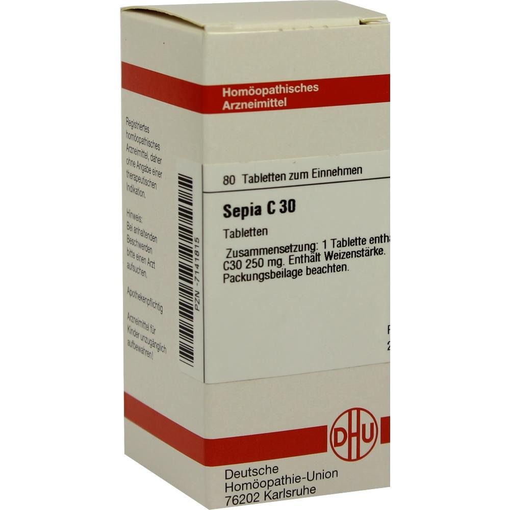 Sepia C 30 Tabletten, 80 St.