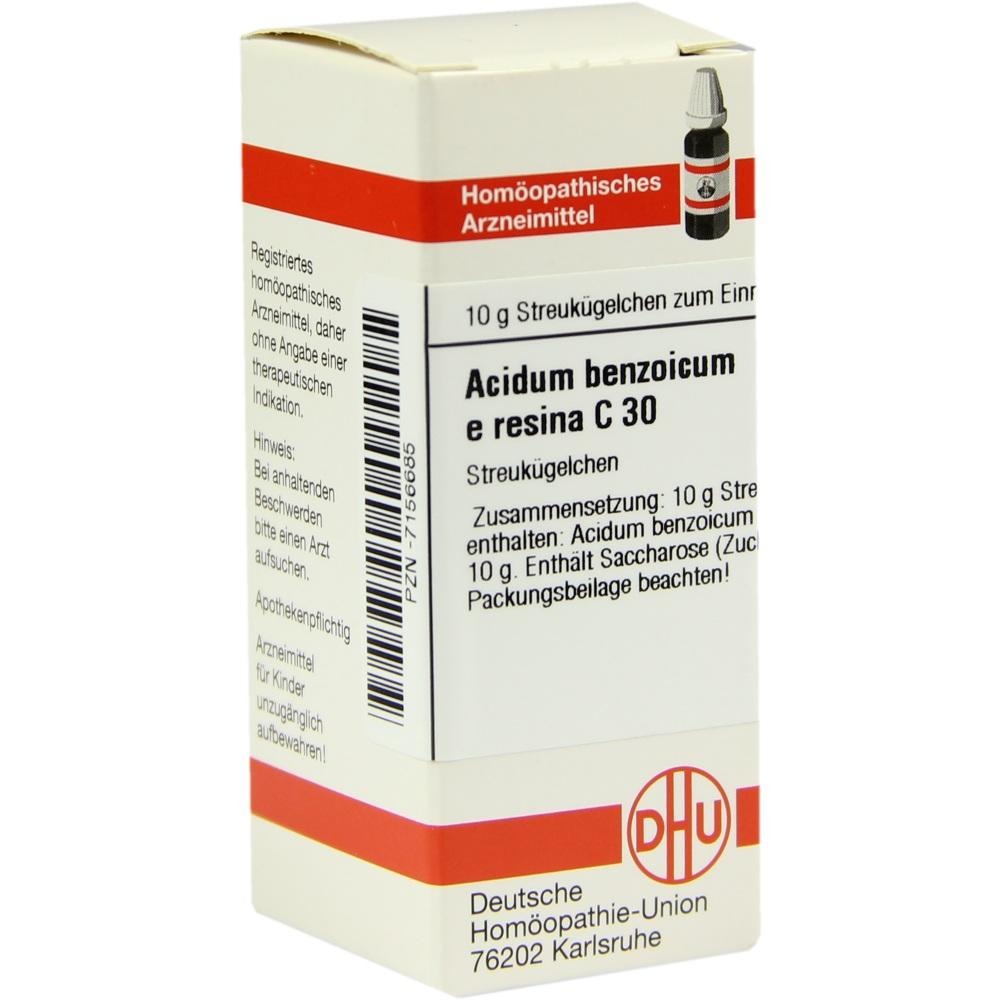 Acidum Benzoicum E Resina C 30 Globuli, 10 g