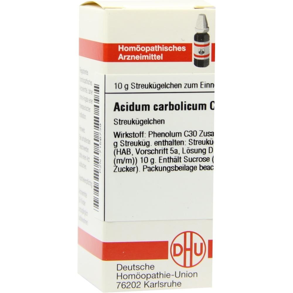 Acidum Carbolicum C 30 Globuli, 10 g