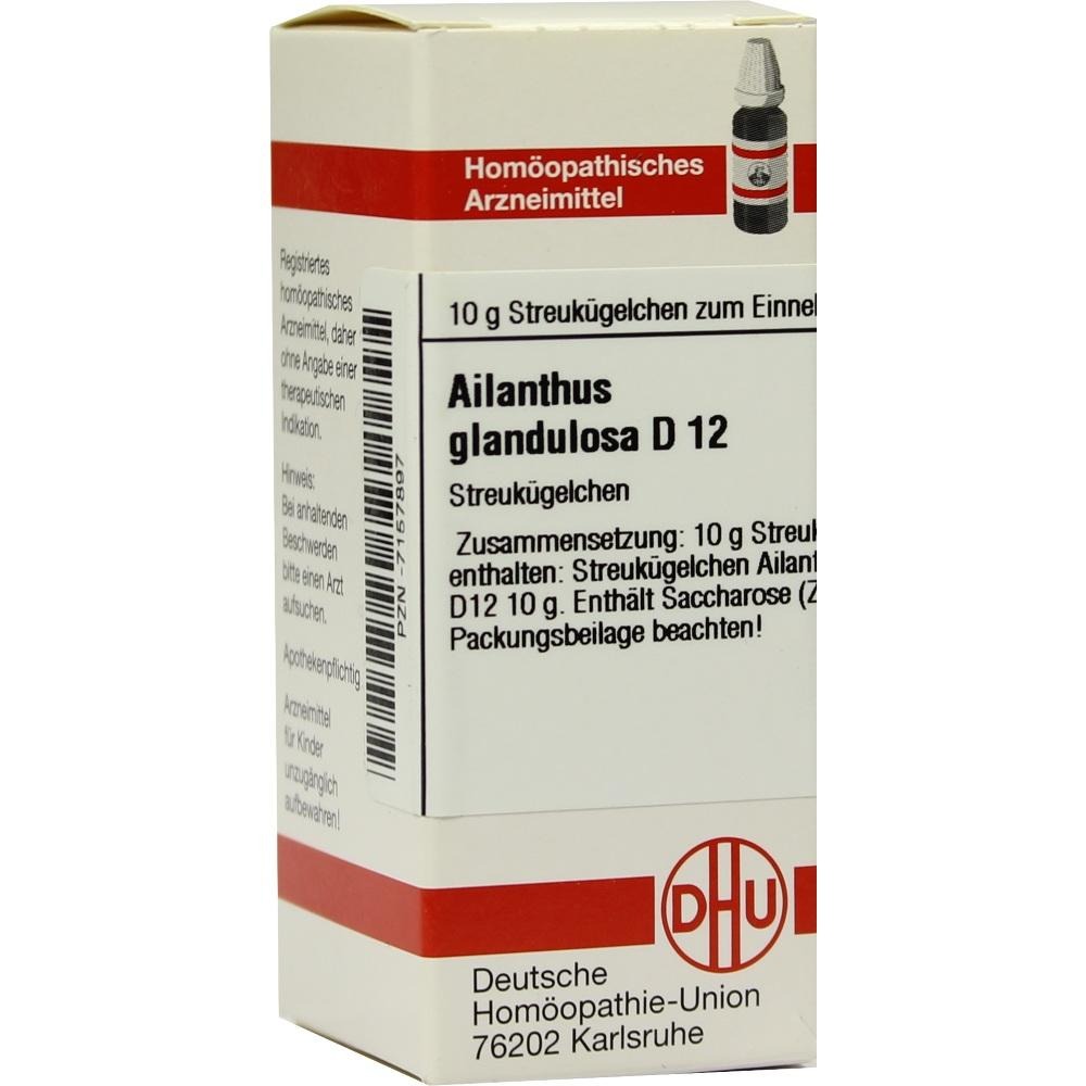 Ailanthus Glandulosa D 12 Globuli, 10 g