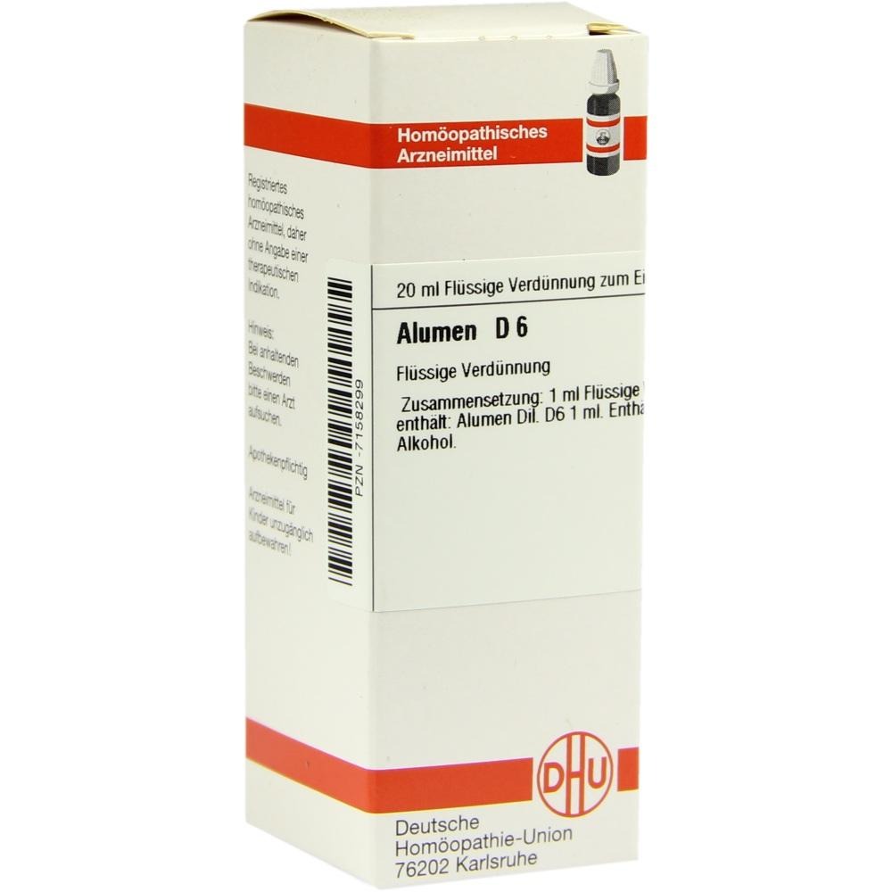 Alumen D 6 Dilution, 20 ml