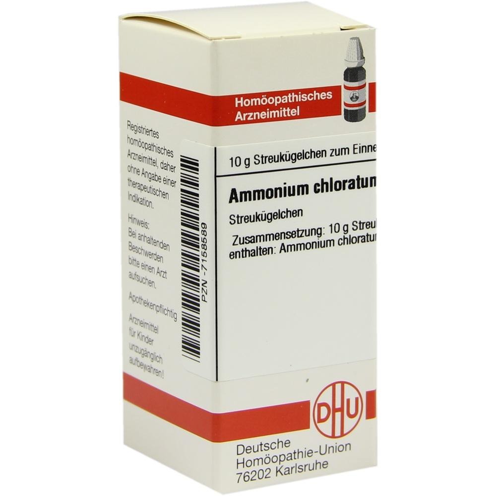 Ammonium Chloratum D 12 Globuli, 10 g