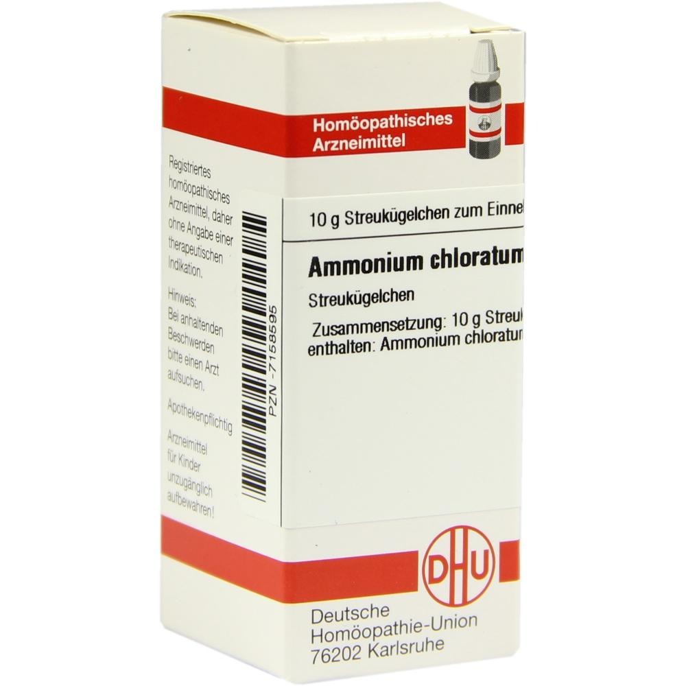 Ammonium Chloratum D 6 Globuli, 10 g