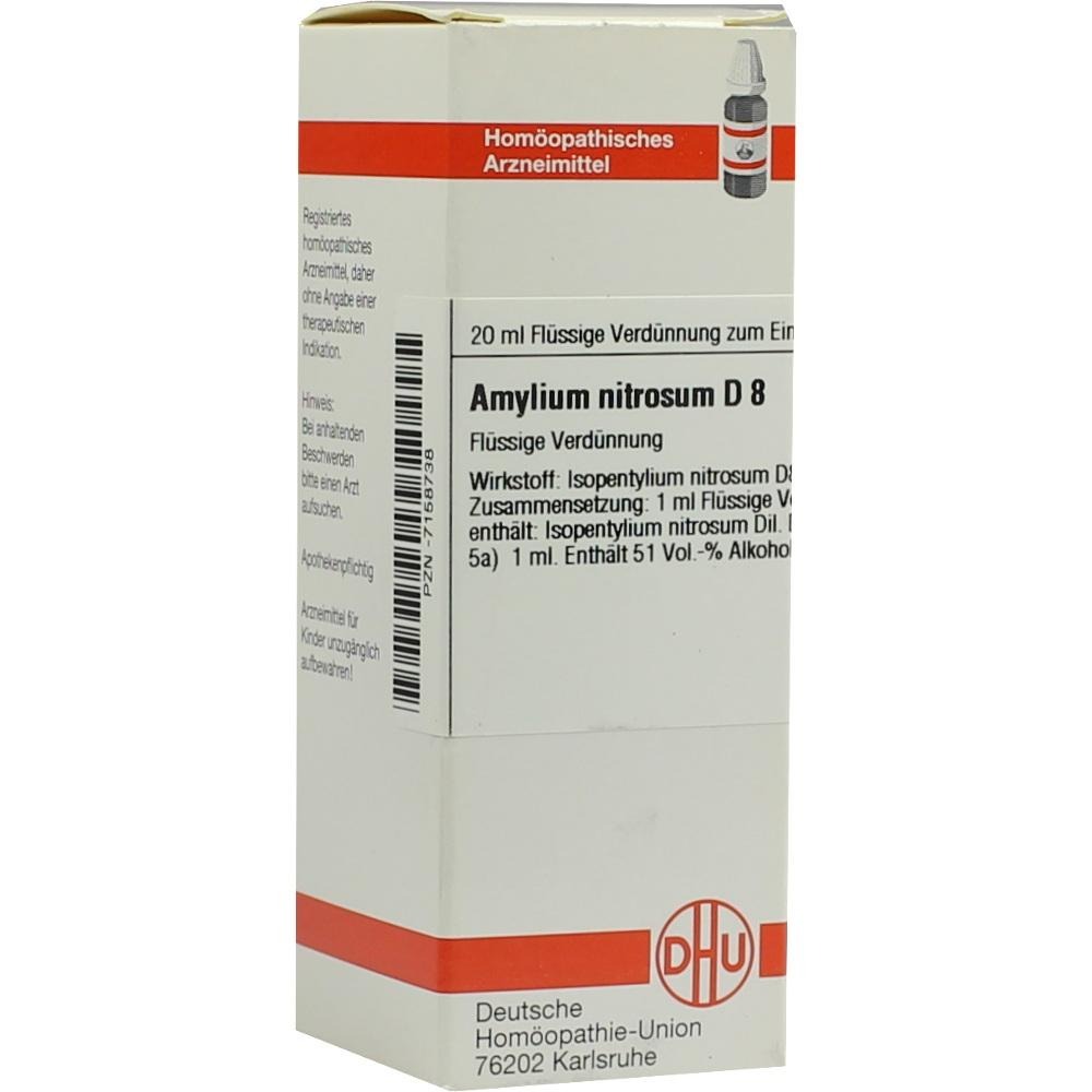 Amylium Nitrosum D 8 Dilution, 20 ml