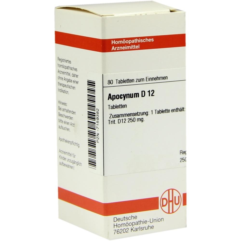 Apocynum D 12 Tabletten, 80 St.